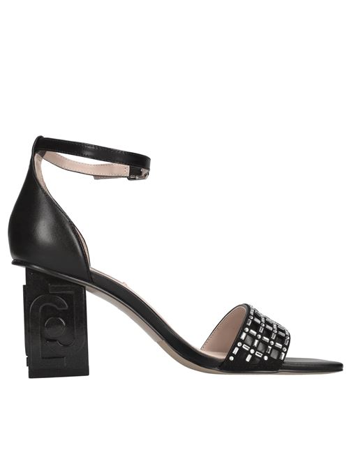 Sandali in pelle e strass LIU JO | IRENE 07 SHINY NAPPANERO